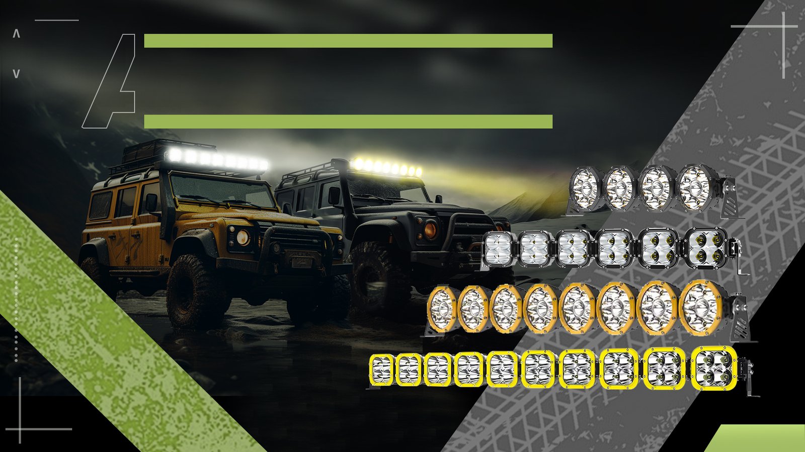 XRLL off road LED light bar for extreme terrain