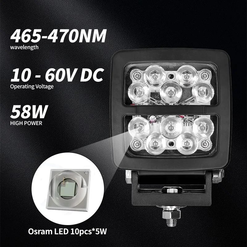 Comparison of flood, spot and combo beam patterns used to select warehouse LED lighting fixtures for different tasks and mounting heights