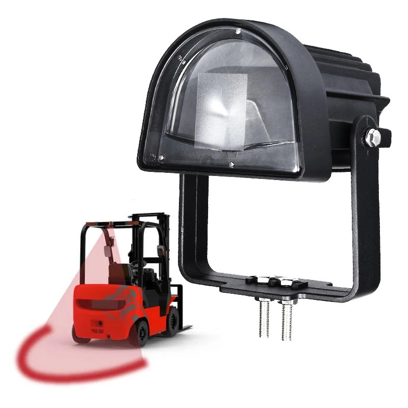 Compact LED strobe warning light unit for industrial and fleet vehicles